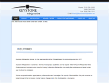 Tablet Screenshot of keystonerefrigeration.net